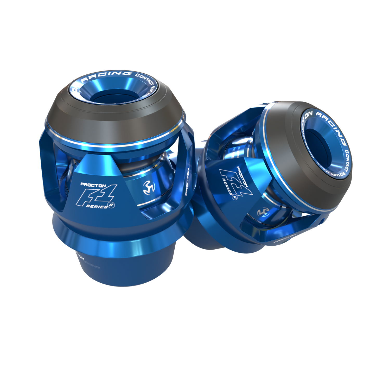 Yamaha - R1 (2009-2014) - Procton Racing Rotational Impact System – Frame Sliders F1