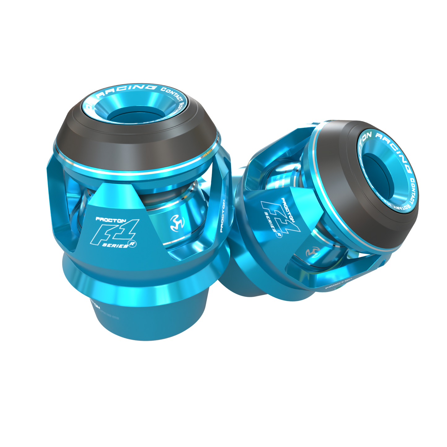 Yamaha - R1 (2009-2014) - Procton Racing Rotational Impact System – Frame Sliders F1