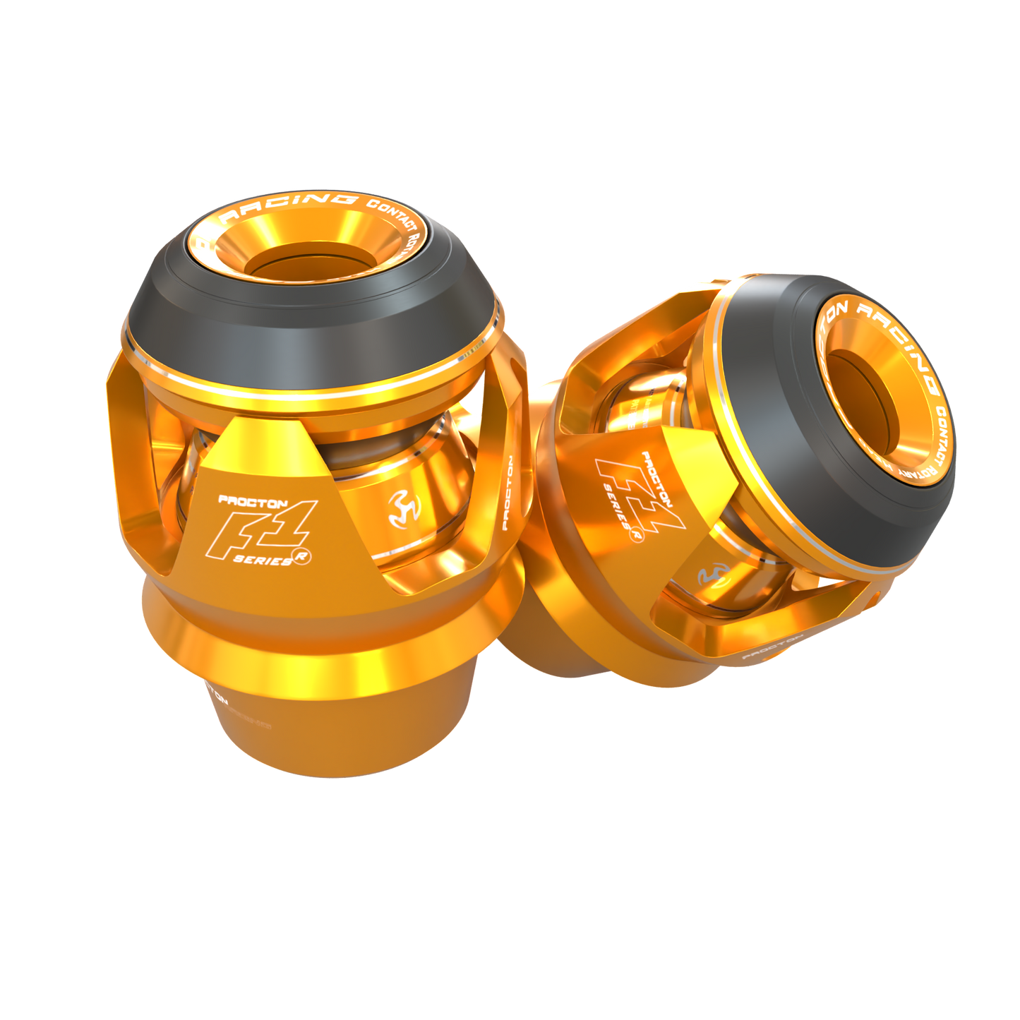 Yamaha - R1 (2009-2014) - Procton Racing Rotational Impact System – Frame Sliders F1
