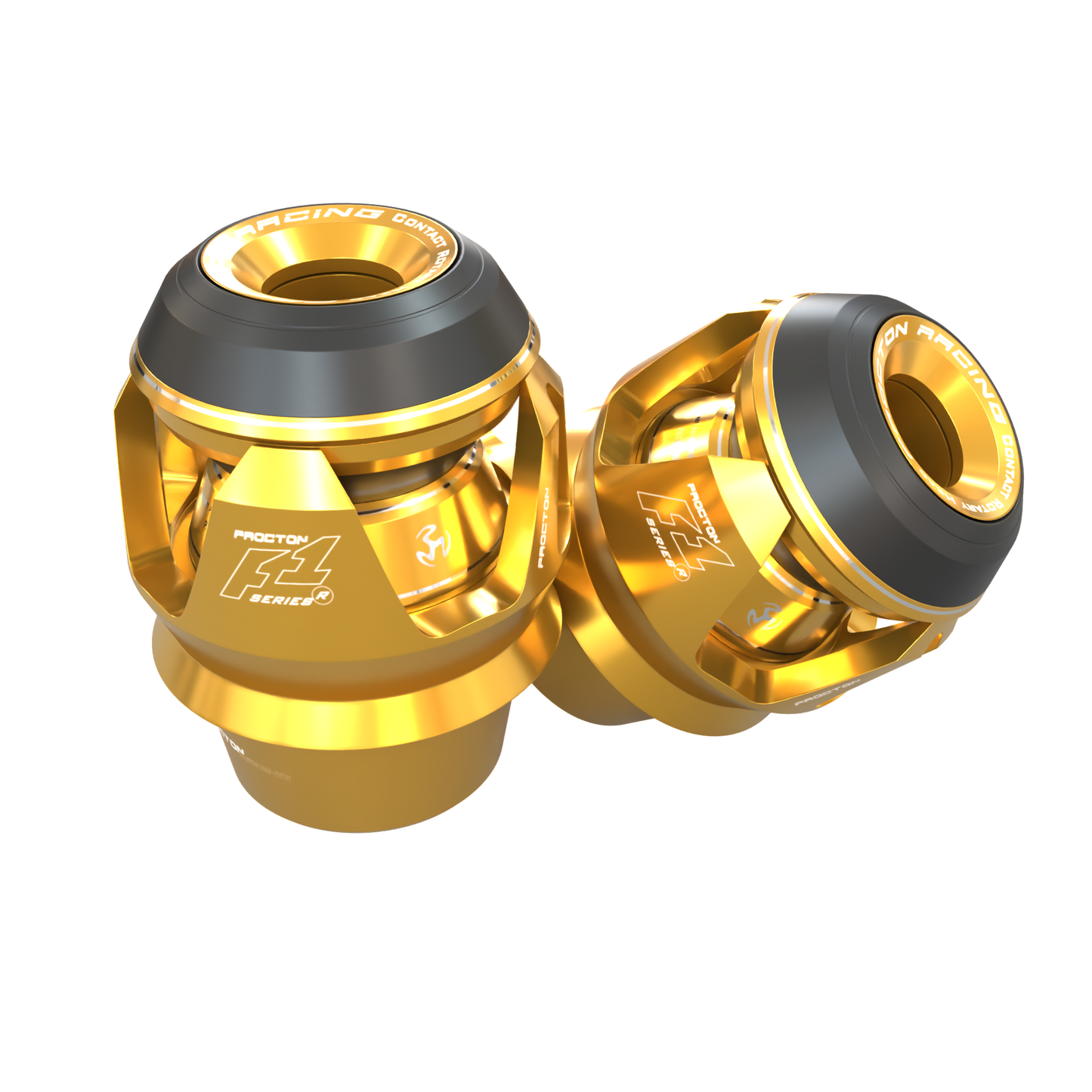 Yamaha - R1 (2009-2014) - Procton Racing Rotational Impact System – Frame Sliders F1