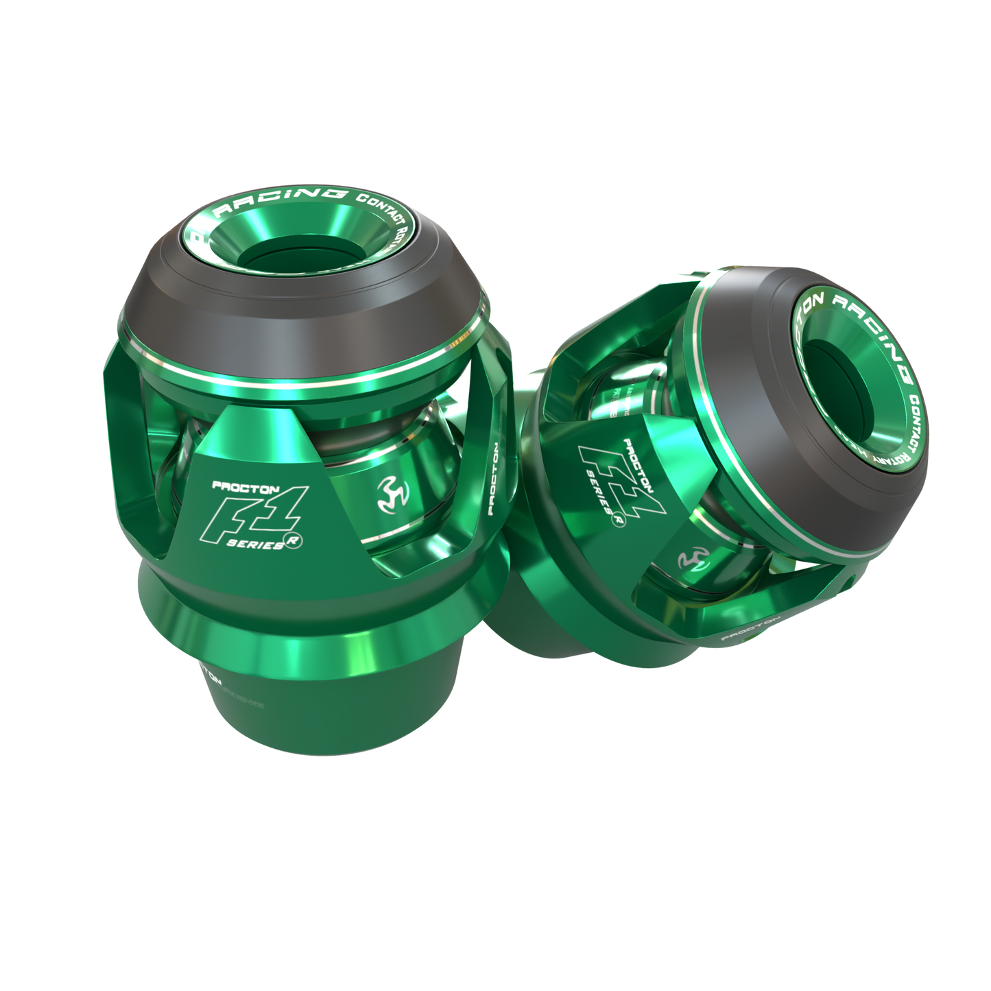 Yamaha - R1 (2009-2014) - Procton Racing Rotational Impact System – Frame Sliders F1