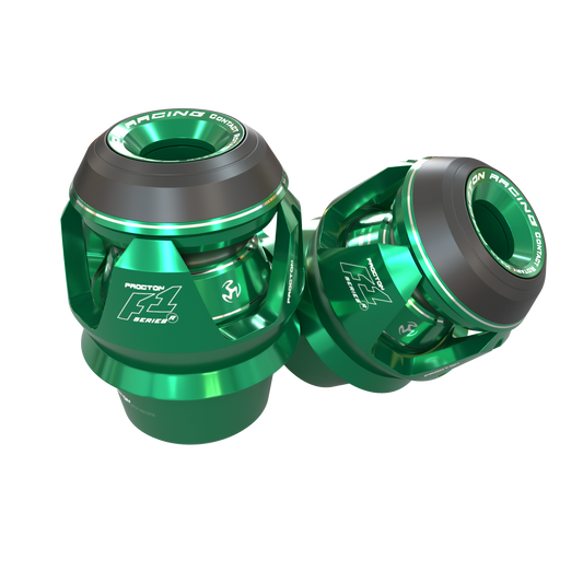 Yamaha - R1 (2009-2014) - Procton Racing Rotational Impact System – Frame Sliders F1