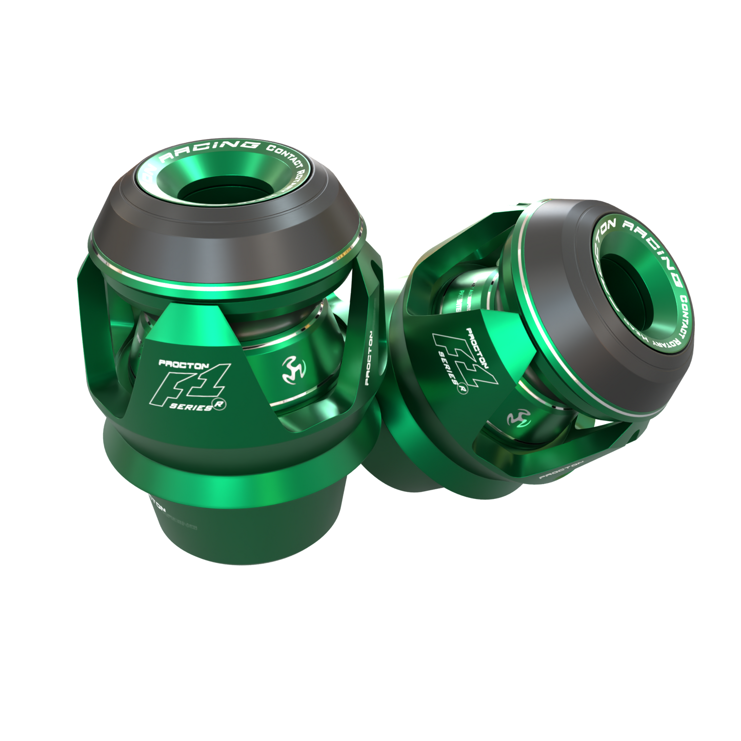 Yamaha - R1 (2009-2014) - Procton Racing Rotational Impact System – Frame Sliders F1